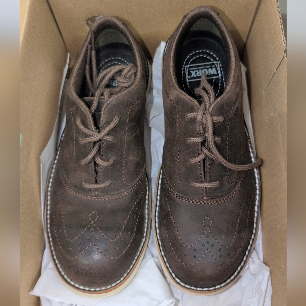 Brown Women's Worx By Red Wings Shoes Size 5.5 - Picture 2 of 3